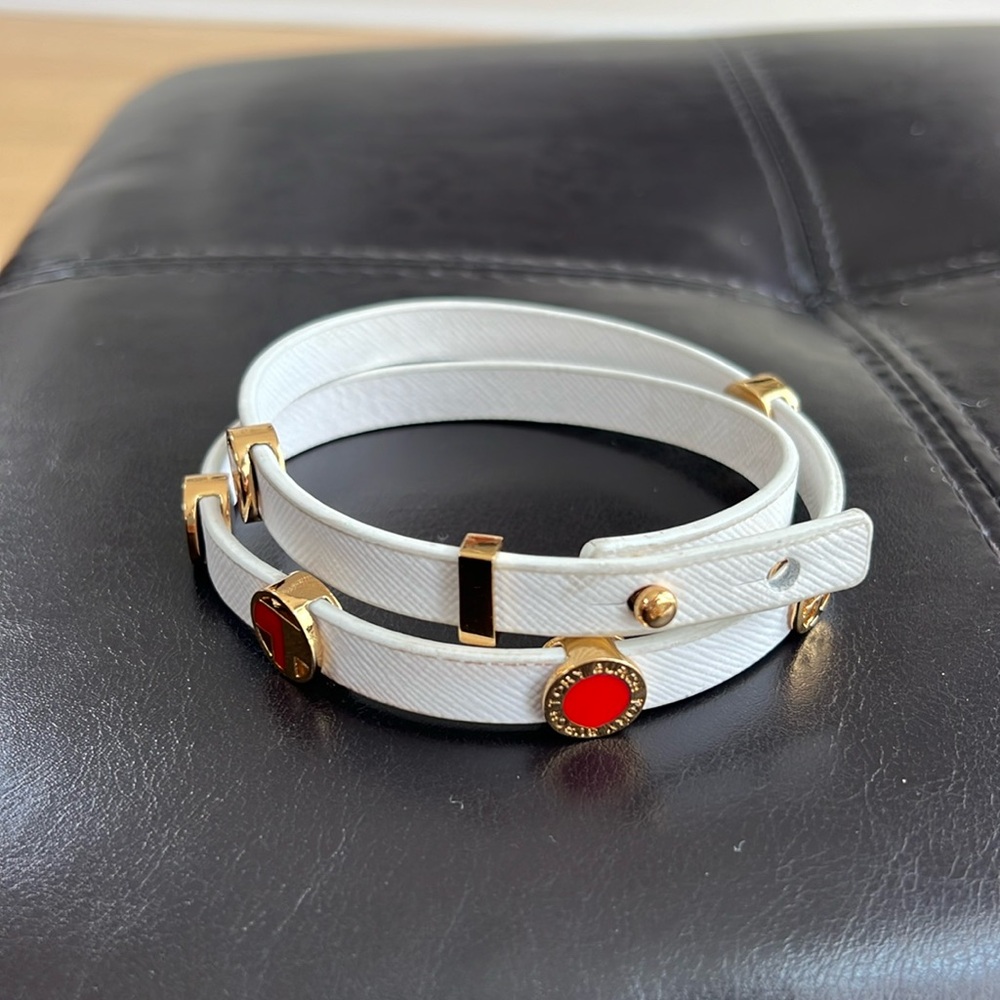 Tory Burch leather wrap bracelet